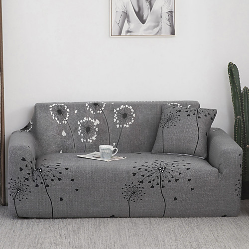 

Stretch Sofa Cover Slipcovers Dandelion Pattern Armchair Loveseat Replacement Soft Furniture Protector Fit forArmchair/Loveseat/Three Seater/Four Seater/L shaped sofa