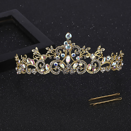 

Crystal / Alloy Tiaras with Crystal 1 Piece Wedding / Special Occasion Headpiece