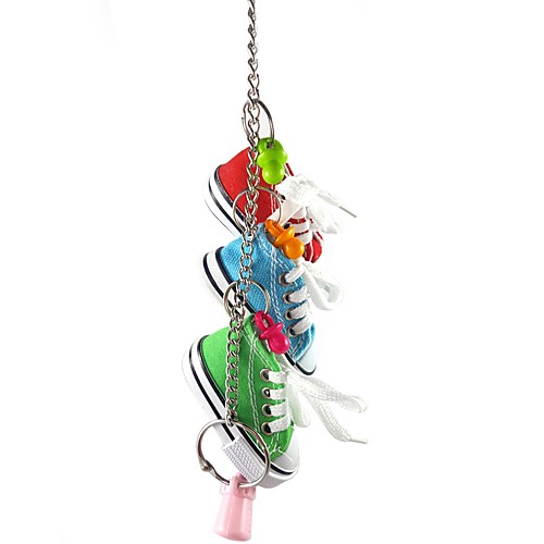 

Bird Perches & Ladders Pet Friendly Focus Toy Felt / Fabric Toys Parrot Metal 8 cm