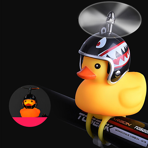 

Bike Bell Bike Horn Front Bike Light Yellow Little Duck Shape Waterproof Lightweight Shining Rainproof Stretchy for Road Bike Mountain Bike MTB Cycling Bicycle Silica Gel White Black Red 1 pcs