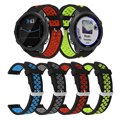 

Sport Silicone Wristband Wrist Strap Watch band For Garmin Forerunner 245M / Forerunner 645 / Vivoactive 3 / Vivomove HR Smart Watch