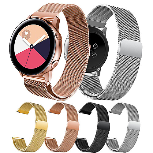 

Watch Band for Gear S2 / Samsung Galaxy Watch 42mm / Samsung Galaxy Active Samsung Galaxy Milanese Loop Stainless Steel Wrist Strap