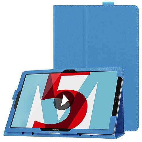 

Case For Huawei MediaPad M5 8 / Huawei Mediapad M5 Lite 10 Origami / Ultra-thin / with Stand Full Body Cases Solid Colored Hard PU Leather for Huawei MediaPad M5 10 (Pro) / Huawei MediaPad M5 10