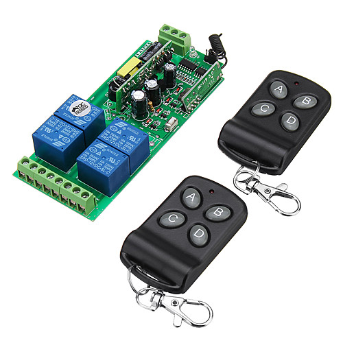 

Smart Switch AK-RK04S-220AK-HD04 for Living Room / Bedroom / Daily Creative / Multifunction / Easy to Install Wireless Remote 220 V / 170-240 V / 100-240 V