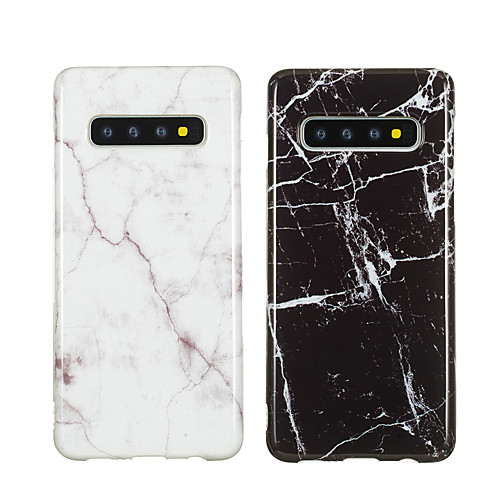 

Case For Samsung Galaxy Galaxy S10 / Galaxy S10 Plus / Galaxy S10 E IMD / Pattern Back Cover Marble Soft TPU