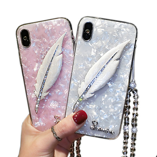

Case For Huawei Huawei P20 / Huawei P30 / Huawei P30 Pro Shockproof Back Cover Feathers Soft Silica Gel / P10 Plus / P10