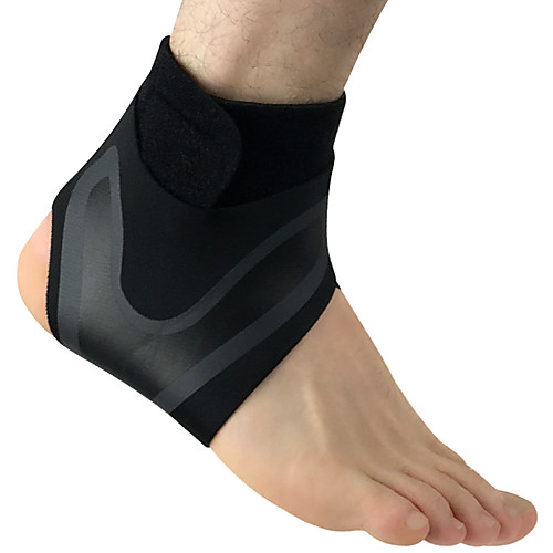

1 Pair Ankle Brace for Gym Workout Running Non Slip Wear-Resistant Washable Natural Rubber Sport Black
