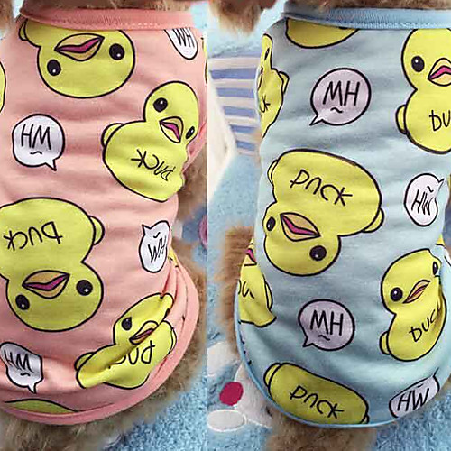 

Dog Vest Animal Animal Dog Clothes Puppy Clothes Dog Outfits Blue Pink Costume for Girl and Boy Dog Cotton XS S M L XL XXL