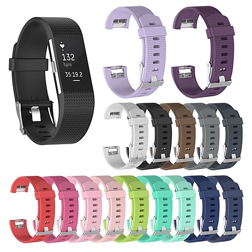 

Watch Band for Fitbit Charge 2 Fitbit Sport Band / Classic Buckle Silicone Wrist Strap