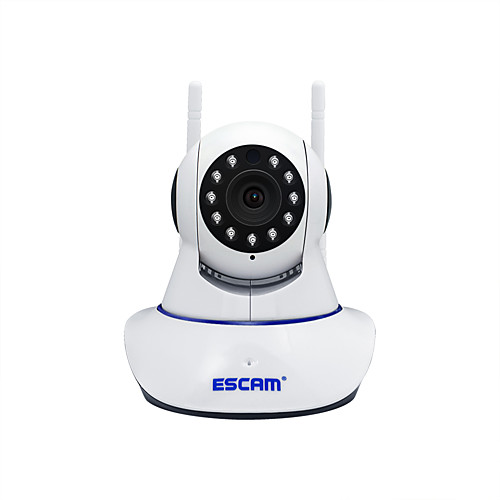 

Escam G01 HD 1080P PTZ CMOS Pan / Tilt 200WDual Antenna Wifi IP Camera Indoor Support 128 GB TF Card/ PT / Night Vision/onvif Two-Way Audio Motion Detection Home Security Camera