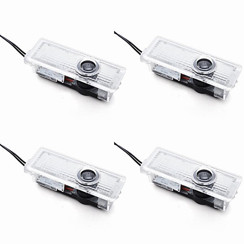 

4 Pcs LED Logo Light Shadow Projector Car Door LED Light for Audi