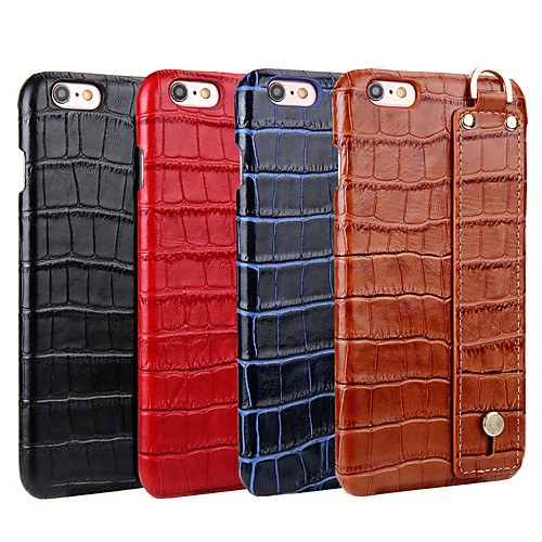 

Case For Apple iPhone XS Max / iPhone 8 Plus Shockproof Back Cover Solid Colored Soft Genuine Leather for iPhone 7 / 7 Plus / 8 / 6 /6 Plus / XR / X / XS
