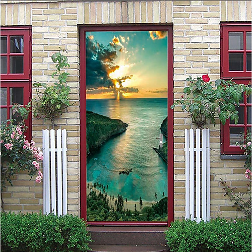 

Abstract Landscape Wall Stickers 3D Wall Stickers Blackboard Wall Stickers Decorative Wall Stickers Fridge Stickers Vinyl Home Decoration
