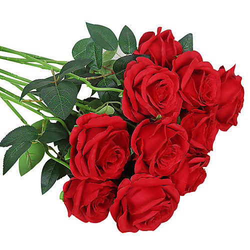 

Artificial Flower Plastic Wedding Bouquet Tabletop Flower Bouquet 1