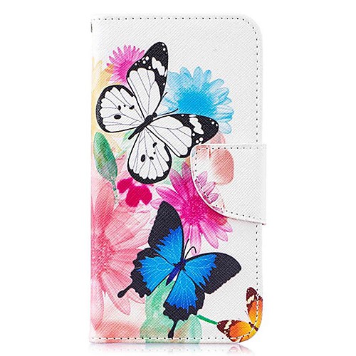 

Case For Samsung Galaxy S9 / S9 Plus / S8 Plus Wallet / Card Holder / with Stand Full Body Cases Butterfly Hard PU Leather