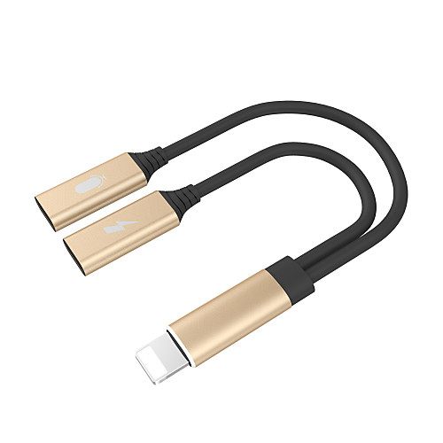 

2 in 1 Lighting to Headphone and Charging Adapter Audio Splitter Adapter Cable Adapter for iPhone