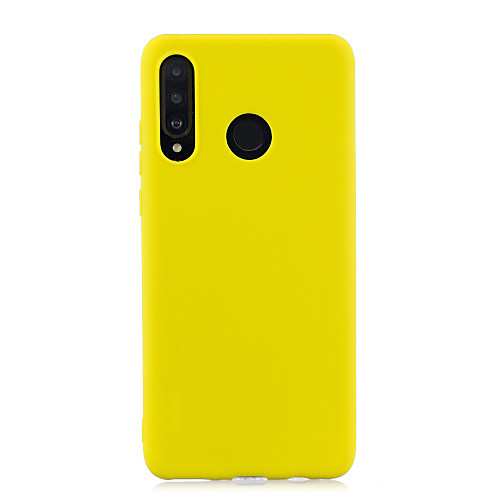 

Case For Huawei P30 Pro Huawei P30 Lite Phone Case TPU Material Candy Series Solid Color Phone Case