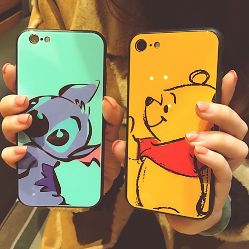 

Case For Apple iPhone XS / iPhone XR / iPhone XS Max Pattern Back Cover Cartoon Hard Tempered Glass