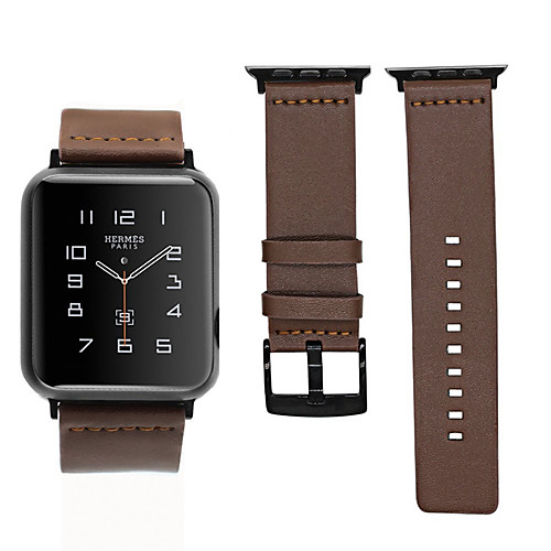 

Genuine Leather Wristband Wrist Strap Watch band For Apple Watch Series 1/2/3/4 38mm 40mm 42mm 44mm