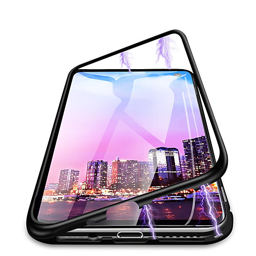 

Case For Samsung Galaxy Galaxy S10 Plus Dustproof / Water Resistant Full Body Cases Solid Colored Hard Tempered Glass