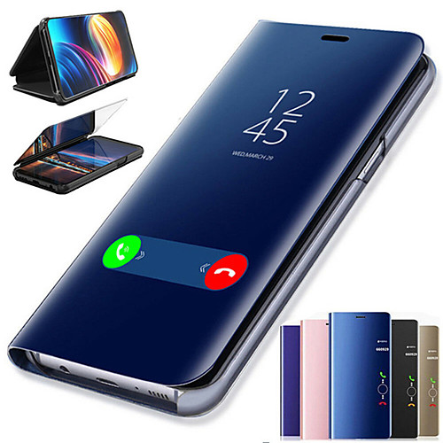 

Smart Sleep Mirror Flip Leather PC Case For Huawei Y6 Pro 2019 Y6 2019 Y7 Pro 2019 Y7 Prime 2018 Y9 2018 Y6 2018 Y5 2018 Cover