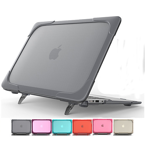 

Solid Color With Stand MacBook Case Cover Solid Colored PVC (PolyVinyl Chloride) for New MacBook Air 13 2018 / MacBook Pro 13-inch with Retina display / MacBook Air 13-inch Shell