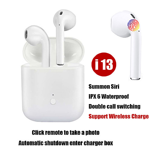 

LITBest i13 Touch-Control TWS True Wireless Earbuds for Air Pods Wireless Bluetooth 5.0 3d Super Bass Earphone