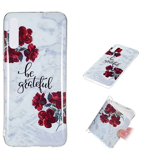 

Case For Samsung Galaxy A6 (2018) / A6 (2018) / Galaxy A7(2018) Shockproof Back Cover Flower / Marble Soft TPU