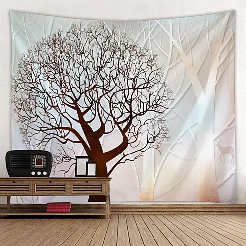 

Garden Theme / Floral Theme Wall Decor 100% Polyester Modern Wall Art, Wall Tapestries Decoration