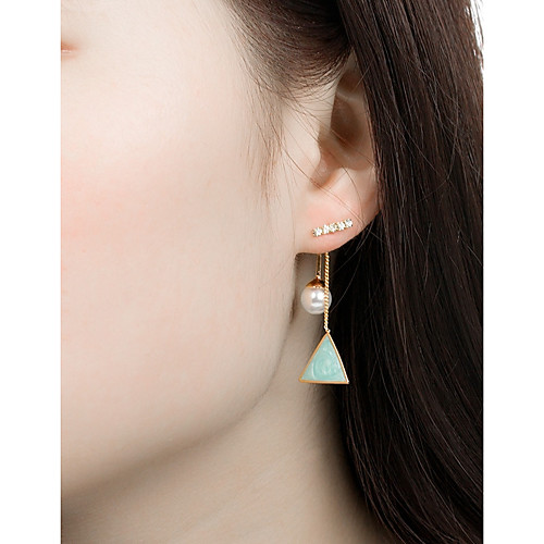 

Women's Earrings Earrings Jewelry Blue / Pink For Graduation Street Festival 1 Pair