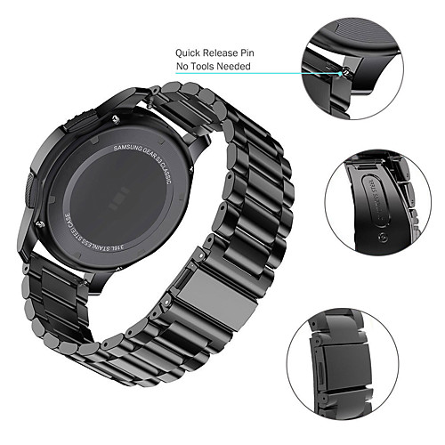 

Watch Band for Gear S3 Classic Samsung Galaxy Modern Buckle Metal Wrist Strap