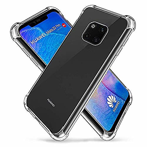 

Case For Huawei Huawei Mate 20 pro / Huawei Mate 20 Shockproof / Ultra-thin / Transparent Back Cover Solid Colored Hard TPU