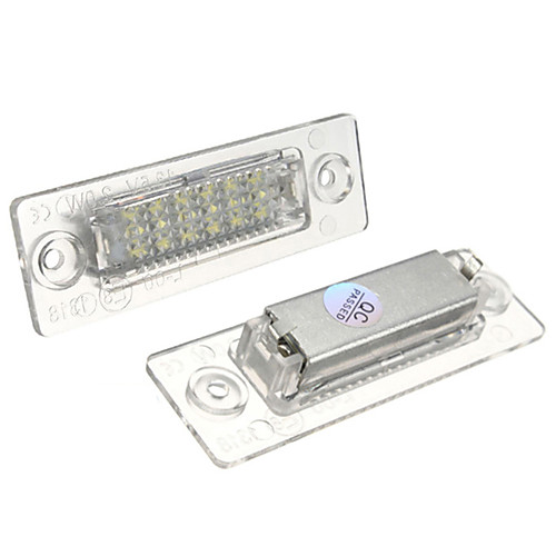 

2pcs Car License Plate Lights Lamp for VW/Passat B5 Caddy T5