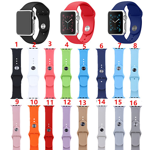 

Smartwatch Band for Apple Watch Series 5/4/3/2/1 Silicone Sport Band Fashion Soft iwatch Strap