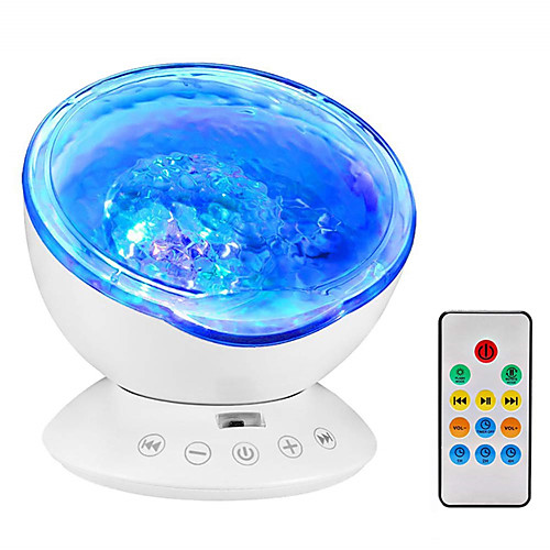 

Projector Lights Rechargeable Remote Controlled Color-Changing 1pc USB