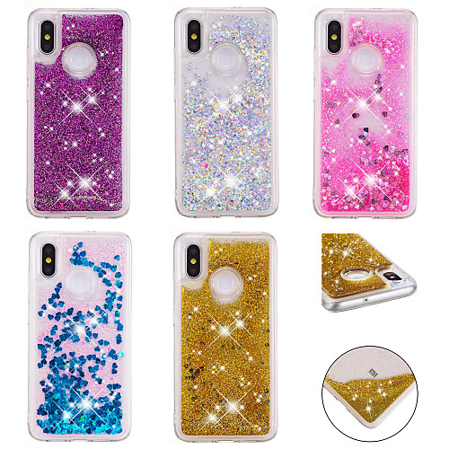 

Case For Xiaomi Xiaomi A2 lite / Xiaomi Redmi Note 7 Glitter Shine / Flowing Liquid Back Cover Glitter Shine Soft TPU for Redmi 5A/ Xiaomi A2 / Xiaomi 8 8SE 5 5X Redmi 6