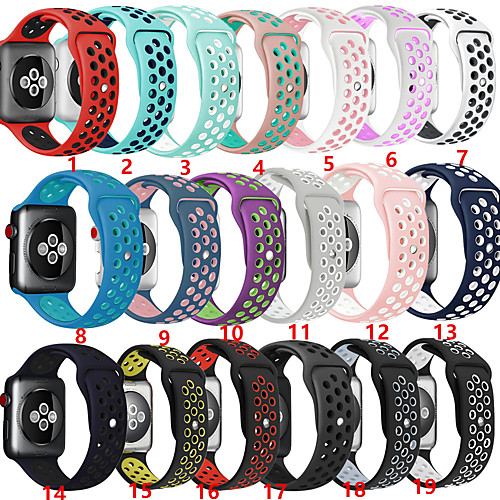 

Smartwatch Band for Apple Watch Series 5/4/3/2/1 Silicone Sport Band Fashion Soft iwatch Strap