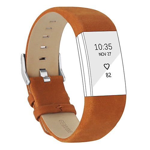 

Watch Band for Fitbit Charge 2 Fitbit Classic Buckle Genuine Leather Wrist Strap