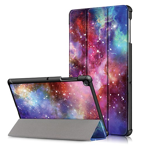 

Case For Samsung Galaxy Tab S4 10.5 (2018) / Tab A2 10.5(2018) T595 T590 / Samsung Tab S5e T720 10.5 Shockproof / Flip / Origami Full Body Cases Scenery Hard PU Leather