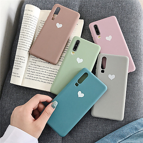 

Case For Huawei Huawei P20 / Huawei P20 Pro / Huawei P30 Pattern Back Cover Heart Soft TPU / P10