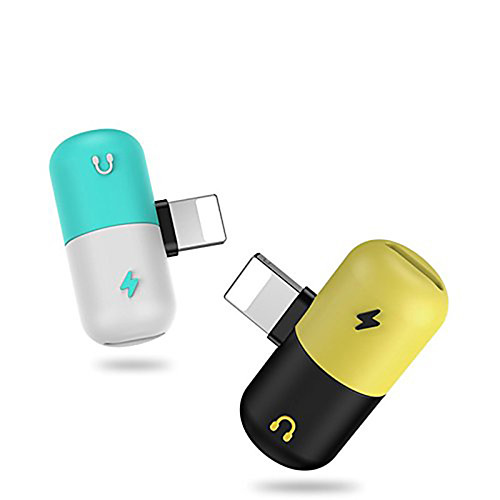 

Lightning Adapter 1 to 2 Stainless steel USB Cable Adapter For iPhone