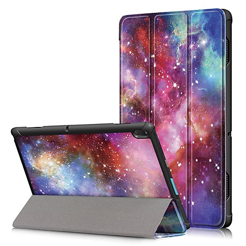 

Case For Lenovo Lenovo Tab E10(TB-X104) / Lenovo Tab M10(TB-X605F) / Lenovo Tab P10(TB-X705F / L) Shockproof / with Stand / Ultra-thin Full Body Cases sky Hard PU Leather