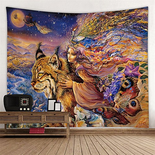 

Garden Theme / Classic Theme Wall Decor 100% Polyester Modern Wall Art, Wall Tapestries Decoration
