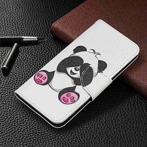

Case For Samsung Galaxy Galaxy A7(2018) / Galaxy A10(2019) / Galaxy A30(2019) Wallet / Card Holder / with Stand Full Body Cases Panda Hard PU Leather