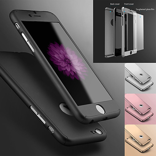 

Case For Apple iPhone 7 / iPhone 6 / iPhone 6s Ultra-thin Full Body Cases Solid Colored Hard PC for iPhone 7 / iPhone 6s / iPhone 6
