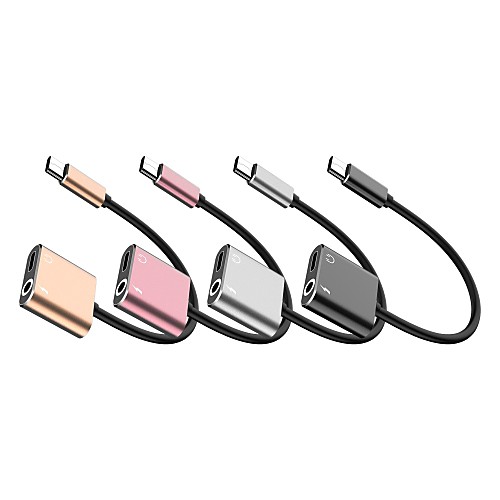 

1 to 2 Type-C to 3.5mm Audio Splitter Adapter Cable Adapter for Samsung Huawei Xiaomi Sony Lenove HTC Nokia Motorola LG etc