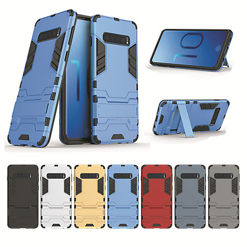 

Case For Samsung Galaxy Galaxy S10 / Galaxy S10 Plus Shockproof / Dustproof / Water Resistant Back Cover Solid Colored Hard TPU / PC