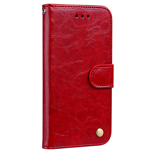 

Case For Samsung Galaxy Galaxy A10(2019) Card Holder / Flip Full Body Cases Solid Colored Hard PU Leather for Galaxy A10(2019)