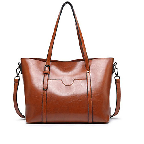 

Women's Bags PU Top Handle Bag Solid Color Event / Party Daily Black Blue Red Blushing Pink