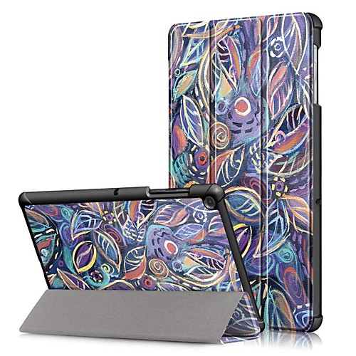 

Case For Samsung Galaxy Samsung Tab S5e T720 10.5 / Samsung Tab A 10.1(2019)T510 Shockproof / Flip / Origami Full Body Cases Tree Hard PU Leather